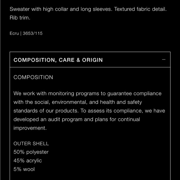 Zara structured knit limited edition chunky textured 3D raised knit - Picture 11 of 11